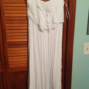 IZ Byer White Spaghetti Strap XL Full length